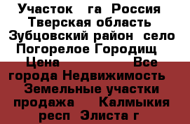 Участок 1 га ,Россия, Тверская область, Зубцовский район, село Погорелое Городищ › Цена ­ 1 500 000 - Все города Недвижимость » Земельные участки продажа   . Калмыкия респ.,Элиста г.